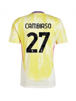 Juventus Andrea Cambiaso #27 Auswärtstrikot 2024-25 Kurzarm